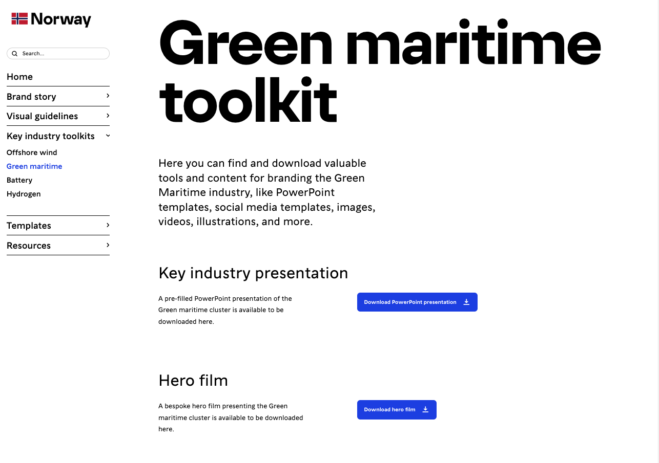 Green maritime toolkit